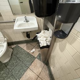 Unkempt bathrooms