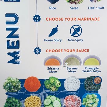 Uncle Sharkii Poke Bar - Menu - Poke Near Me - Fairfield, California