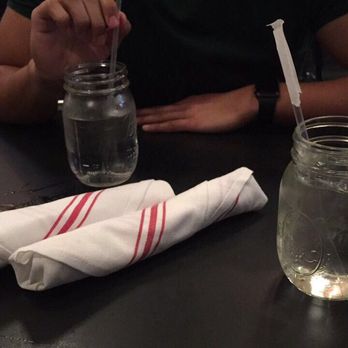 Mom's Kitchen & Bar - Cute water jars - Bars Near Me - Astoria, New York