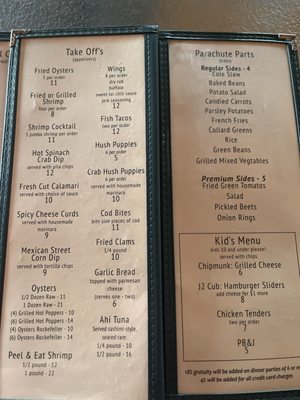 Menu photo 2 Fly In Cafe Huntington, WV