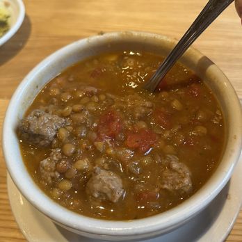 Carrabba's Italian Grill - Sausage & Lentil soup (soup of day) - Italian Near Me - Centreville, Virginia Carrabba's Italian Grill - Sausage & Lentil soup (soup of day) - Italian Near Me - Centreville, Virginia