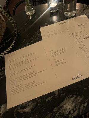 Menu photo 5 Myriel Saint Paul, MN
