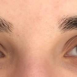 Lush Lash Studio - Before lash lift and tint with Taylor B.