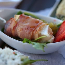 Restaurant Parkschlösschen - Ziegenkäse im Speckmantel