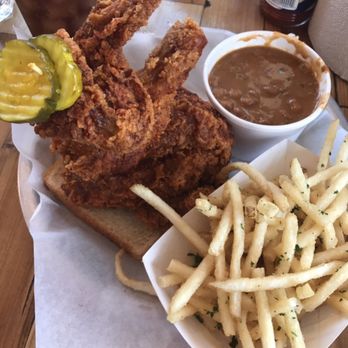 Tumble 22 Chicken Joint - 3 piece with beans and fries - Chicken Wings Near Me - Austin, Texas Tumble 22 Chicken Joint - 3 piece with beans and fries - Chicken Wings Near Me - Austin, Texas