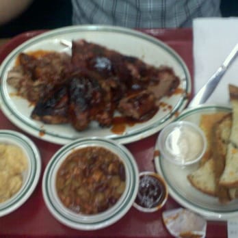 Joe's Real BBQ - The sampler! Fit for a king! - Barbeque Near Me - Gilbert, Arizona