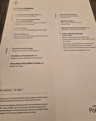 Menu photo 6 United Polaris Los Angeles, CA Menu photo 6 United Polaris Los Angeles, CA
