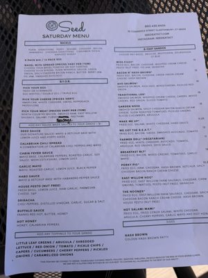 Menu photo 1 Seed Central Coffee & Eats Berlin, CT Menu photo 1 Seed Central Coffee & Eats Berlin, CT