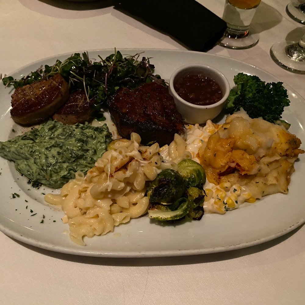 Mastro's Steakhouse - My plate with a bunch of sides - Steakhouses Near Me - Washington, DC, District of Columbia Mastro's Steakhouse - My plate with a bunch of sides - Steakhouses Near Me - Washington, DC, District of Columbia