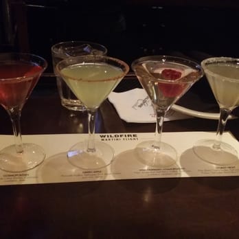 Wildfire - Martini Flight - Steakhouses Near Me - Oak Brook, Illinois Wildfire - Martini Flight - Steakhouses Near Me - Oak Brook, Illinois