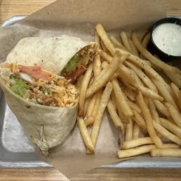 Crispy Buffalo chicken wraps Crispy Buffalo chicken wraps