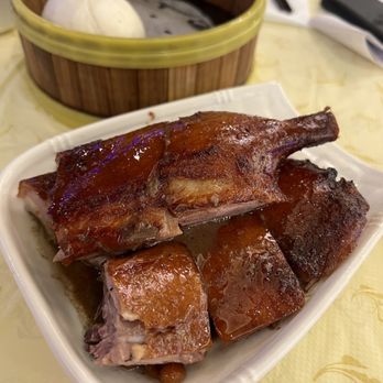 Koi Palace - Roasted Duck and Egg Yolk Lava Bun (Lau Sa Bao) - Dim Sum Near Me - Milpitas, California Koi Palace - Roasted Duck and Egg Yolk Lava Bun (Lau Sa Bao) - Dim Sum Near Me - Milpitas, California