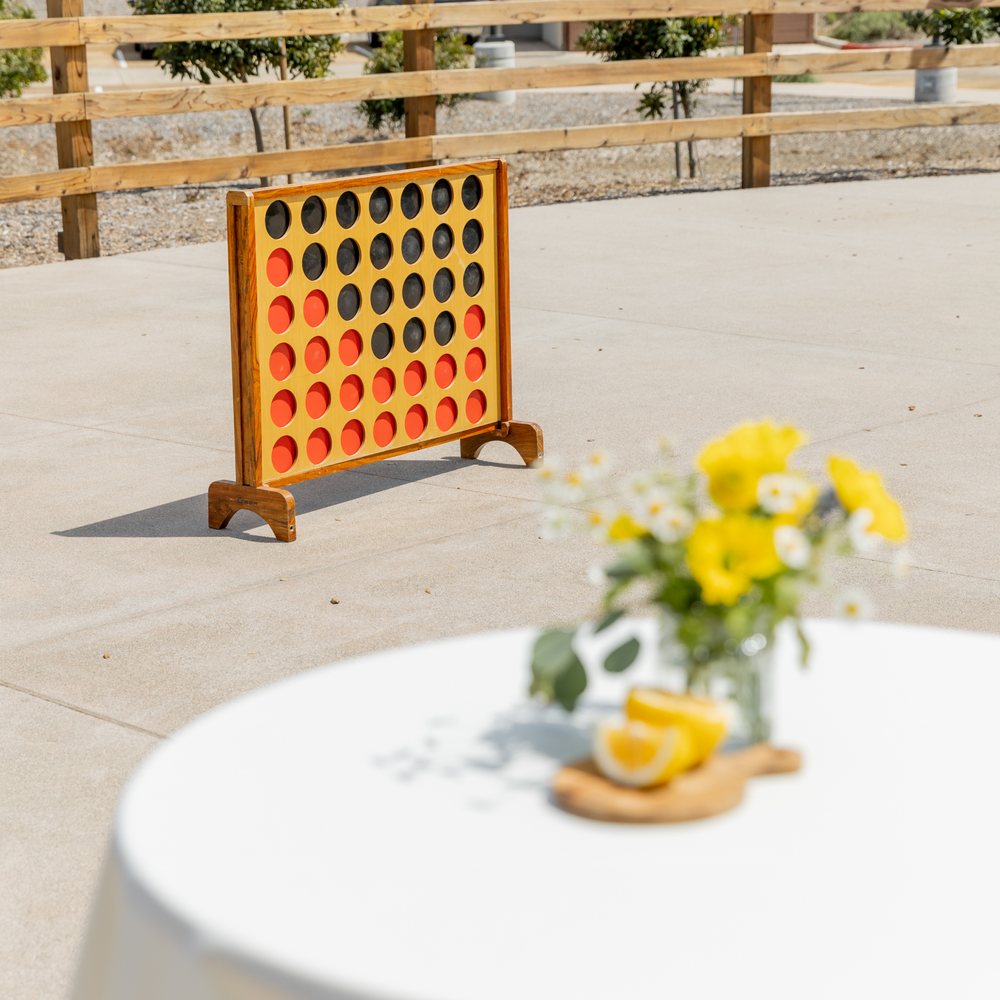 Rustic Events - Connect 4 was such a hit! - Party Equipment Rentals Near Me