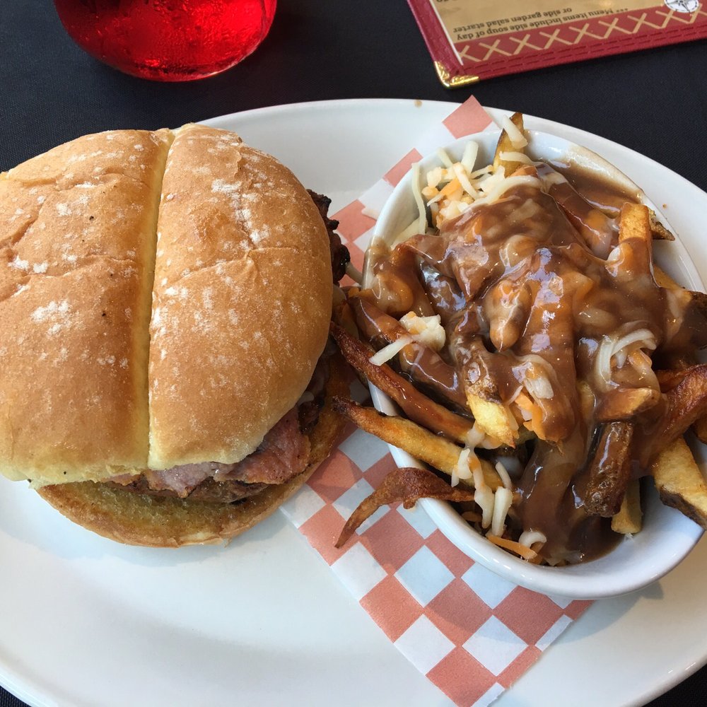 Hungry Traveler - Burger with "poutine" - Caribbean Near Me - Hamilton, Ontario Hungry Traveler - Burger with "poutine" - Caribbean Near Me - Hamilton, Ontario