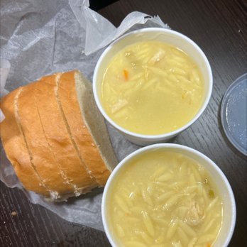 Olympia Resturant - Bread and soup. I guess size that I ordered with my meal - New American Near Me - Port Charlotte, Florida Olympia Resturant - Bread and soup. I guess size that I ordered with my meal - New American Near Me - Port Charlotte, Florida
