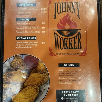 Johnny Wokker Downtown - Menu - Asian Fusion Near Me - Stockton, California Johnny Wokker Downtown - Menu - Asian Fusion Near Me - Stockton, California