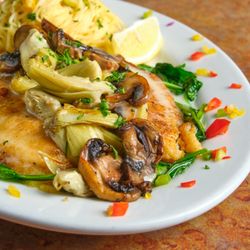 Paymon's Lounge and Hookah Bar - Tilapia Florentine