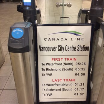 Vancouver City Centre Station - Metro Stations Near Me - Vancouver, British Columbia