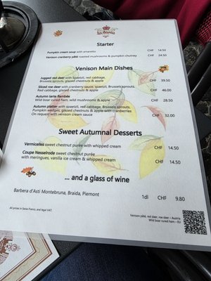 Menu photo 2 La Barca Luzern, LU Menu photo 2 La Barca Luzern, LU