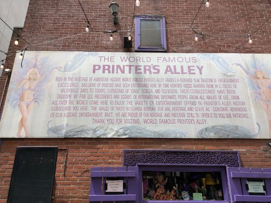 Printers Alley by null