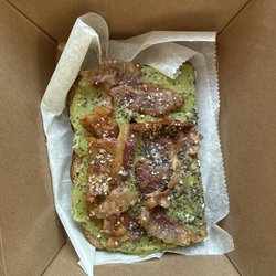 The Local Place - Bacon Avocado toast