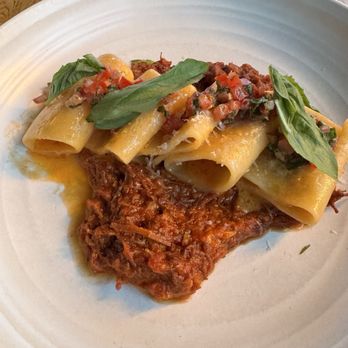 MAMA Oakland - Tomato glazed Paccheri & Sugo - Italian Near Me - Oakland, California MAMA Oakland - Tomato glazed Paccheri & Sugo - Italian Near Me - Oakland, California