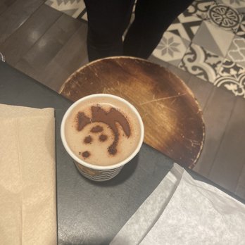 Cafe Patoro - Panda chocolate drink - Bakeries Near Me - New York, New York Cafe Patoro - Panda chocolate drink - Bakeries Near Me - New York, New York