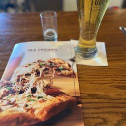Old Chicago Pizza + Taproom - Can't wait for my food!