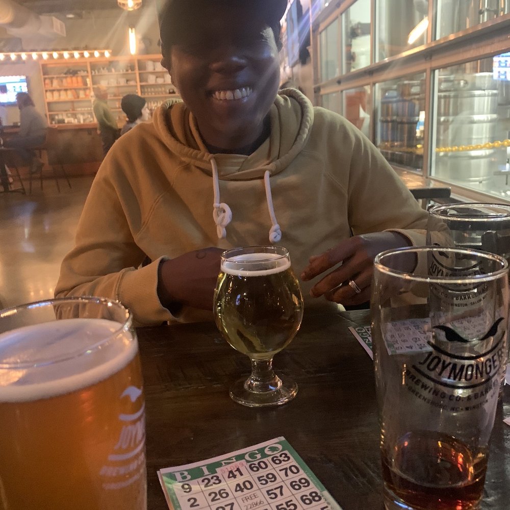Rockin' Moroccan - Enjoying that Pineapple Cider! - Moroccan Near Me