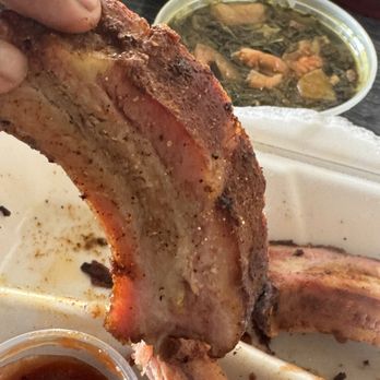 Pig N Pig - The ribs were a little dry but not super bad I give it a 6 out of 10 - Barbeque Near Me - Fullerton, California Pig N Pig - The ribs were a little dry but not super bad I give it a 6 out of 10 - Barbeque Near Me - Fullerton, California