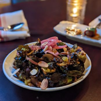Swift's Attic - Fried Brussels Sprouts - New American Near Me - Austin, Texas Swift's Attic - Fried Brussels Sprouts - New American Near Me - Austin, Texas