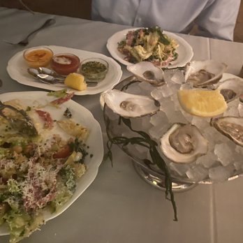 Monarch - Chop salad and oysters to start absolutely delicious!! - Italian Near Me - Dallas, Texas