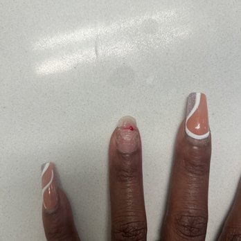 Concord Nails - Bleeding and painful!! Never experienced this before! - Nail Salons Near Me - Concord, California