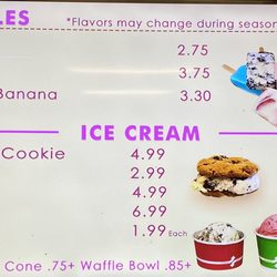 Michoacana Colton - Menu and prices