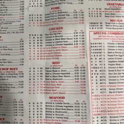 Bamboo Gardens - Menu