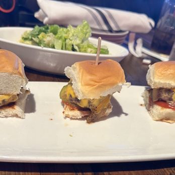 Finney's Crafthouse - Redlands - Mini Finney Sliders w/ Side Salad - New American Near Me - Redlands, California Finney's Crafthouse - Redlands - Mini Finney Sliders w/ Side Salad - New American Near Me - Redlands, California