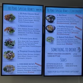 Hi Poke Seaport Village - Menu 2 - Poke Near Me - San Diego, California Hi Poke Seaport Village - Menu 2 - Poke Near Me - San Diego, California