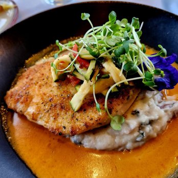 Hukilau Lanai - Swordfish with mashed potatoes. - Seafood Near Me - Kapaa, Hawaii Hukilau Lanai - Swordfish with mashed potatoes. - Seafood Near Me - Kapaa, Hawaii