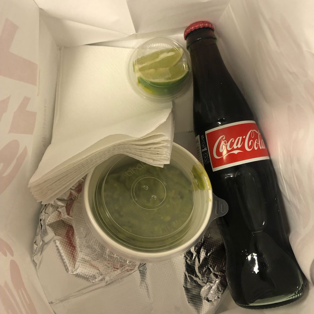 Tacos 1986 - 2 tacos, guac and a Mexican Coke. - Tacos Near Me - Burbank, California Tacos 1986 - 2 tacos, guac and a Mexican Coke. - Tacos Near Me - Burbank, California