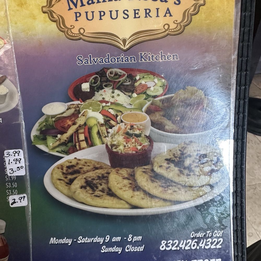 Mama Rosa Pupuseria - Menu - Salvadoran Near Me - Houston, Texas