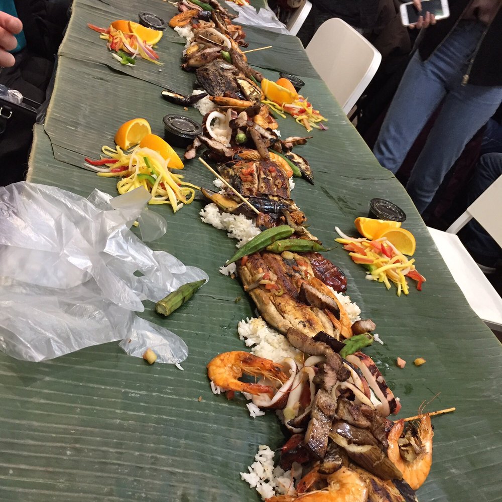 Tinuno - 10 person Kamiaan feast, you eat with your hands! Yumm - Filipino Near Me - Toronto, Ontario Tinuno - 10 person Kamiaan feast, you eat with your hands! Yumm - Filipino Near Me - Toronto, Ontario