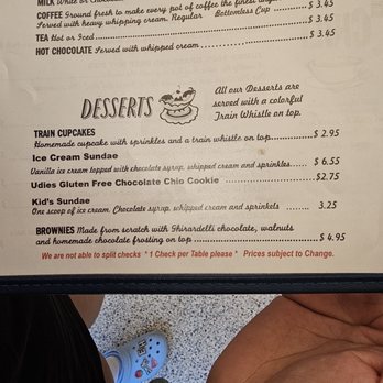 Choo Choo Restaurant - Not able to split checks is ridiculous - Burgers Near Me - Des Plaines, Illinois