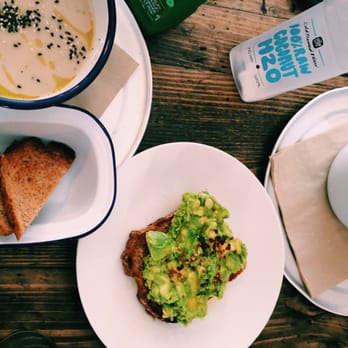 The Good Life Eatery - Cauliflower soup and avo toast. - Breakfast & Brunch Near Me - London, XGL The Good Life Eatery - Cauliflower soup and avo toast. - Breakfast & Brunch Near Me - London, XGL