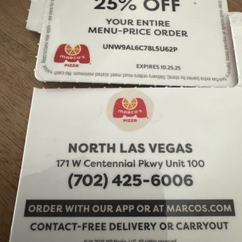Marco's Pizza - Pizza Near Me - North Las Vegas, Nevada