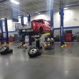 On our way to new brakes and tires!
