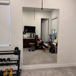 Vista View Glass and Mirrors - Mirror #2 hung in our exercise room