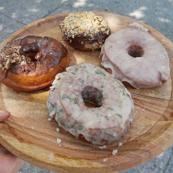 Gigi's Doughnuts - Nuts About Chocolate, The Peanut Gallery, Classic Vanilla, Mojito - Donuts Near Me - New York, New York