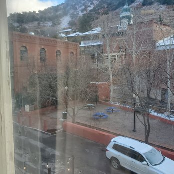 Hotel San Ramon - Overlook from La Estrella room - Hotels Near Me - Bisbee, Arizona Hotel San Ramon - Overlook from La Estrella room - Hotels Near Me - Bisbee, Arizona