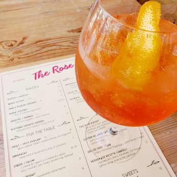The Rose - Ask for an Aperol Spritz - so refreshing! - Wine Bars Near Me - San Diego, California