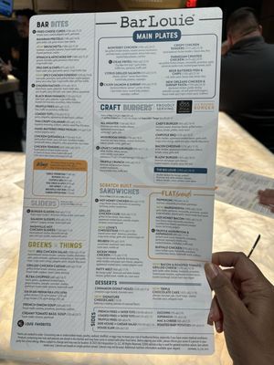 Menu photo 4 Bar Louie Hoffman Estates, IL